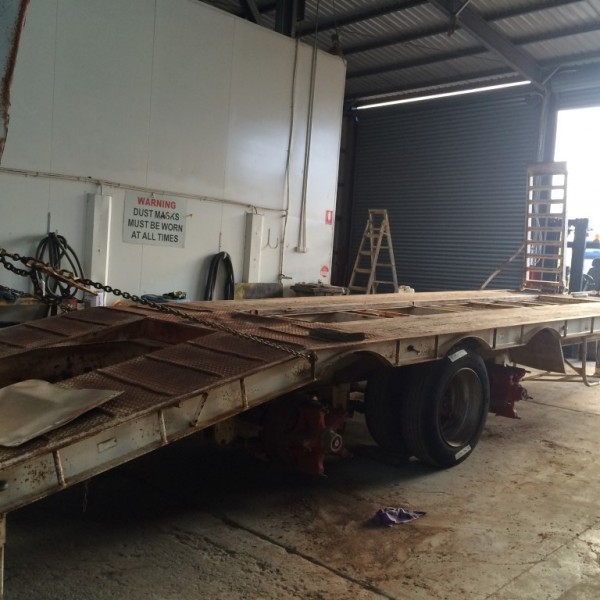 Mitchell Transport Trailer - Heavy Equipment Refinishing